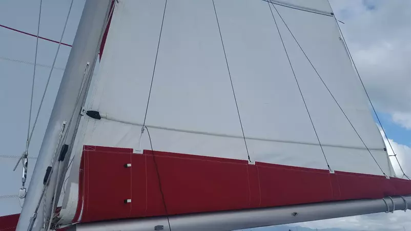 Lazybag (2017) avec fil anti UV et lazyjack montés avec réas Antal.